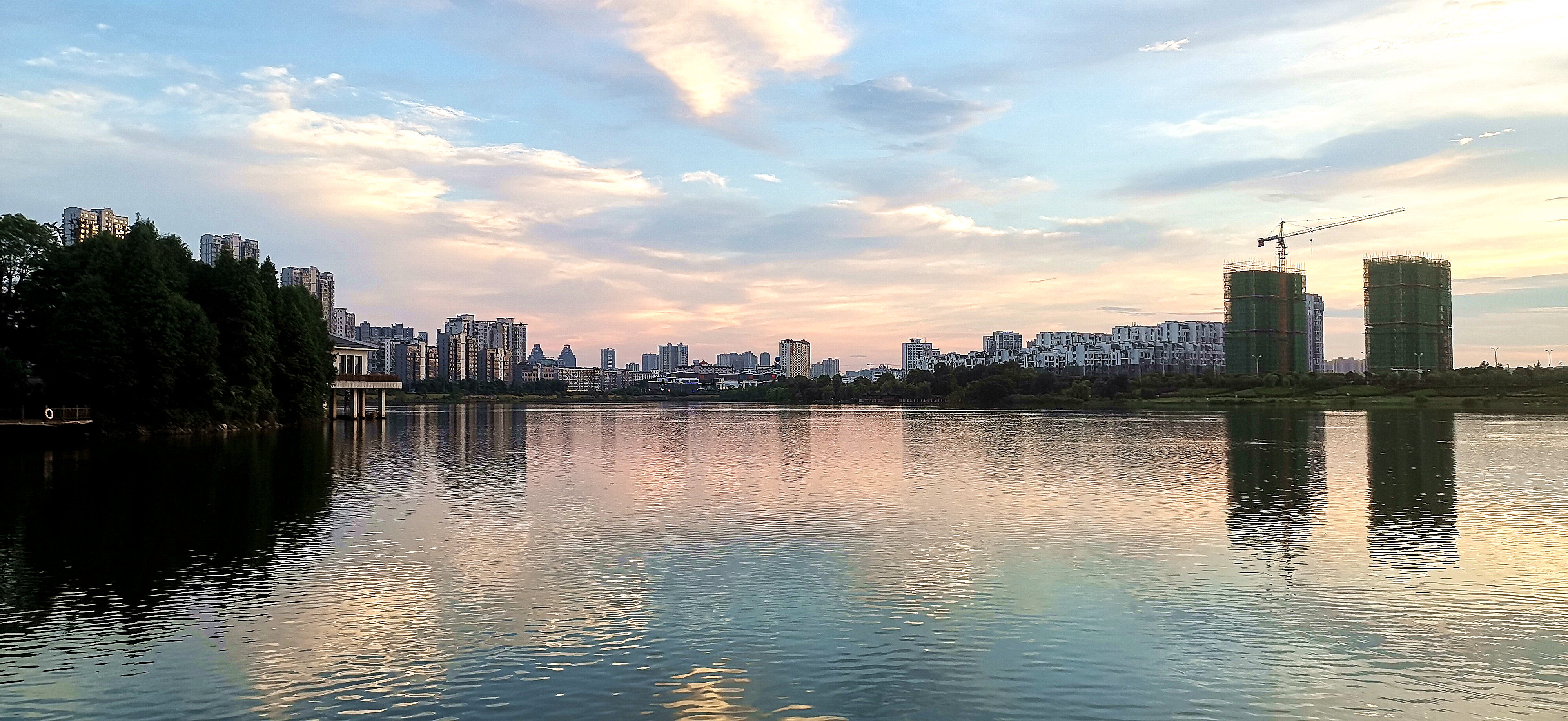 吉安视觉夕阳下的庐陵文化生态园
