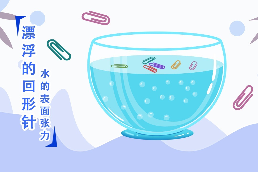 趣味实验丨什么？回形针漂起来了！