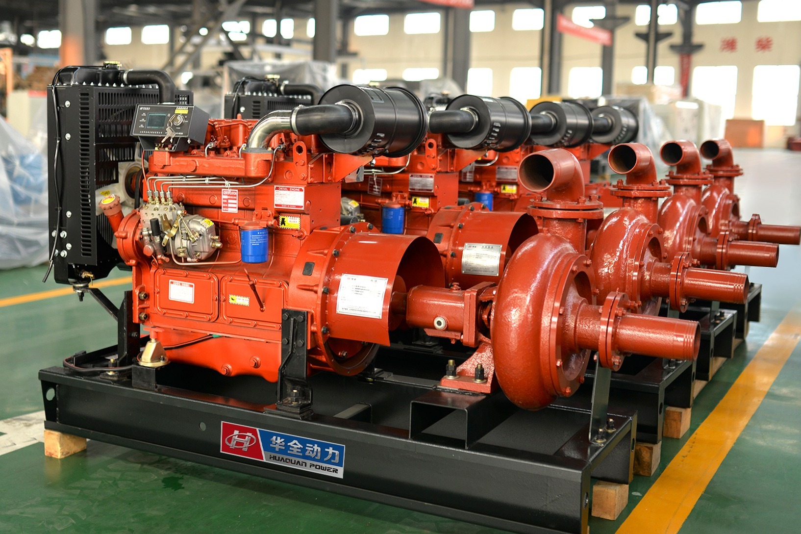 华全30kw柴油排污泵机组水泵机组生产厂家