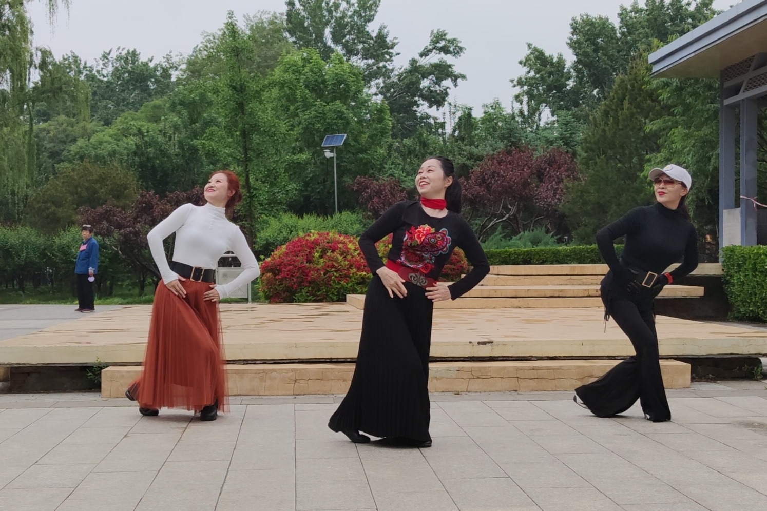 广场舞《康巴情》康巴姑娘像朵云,紫竹院魅力朵朵舞蹈队