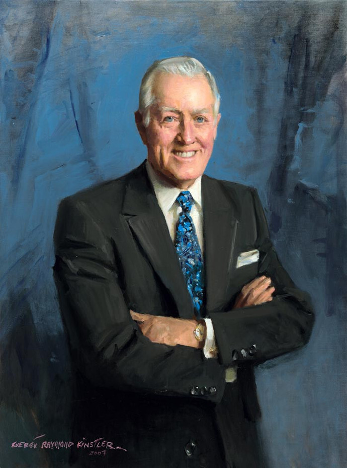 美国画家埃弗雷特雷蒙油画肖像作品欣赏