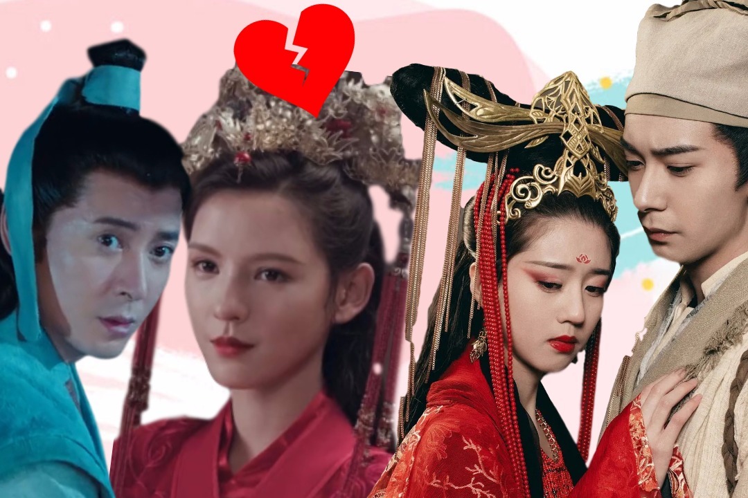 《美人皮》韩栋张予曦遇上《人间情》聂小倩宁采臣：虐恋哭到心碎