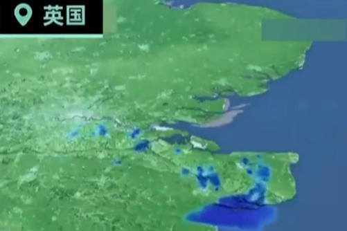 英国上空现巨型飞蚁群，多到连太空都看得到？