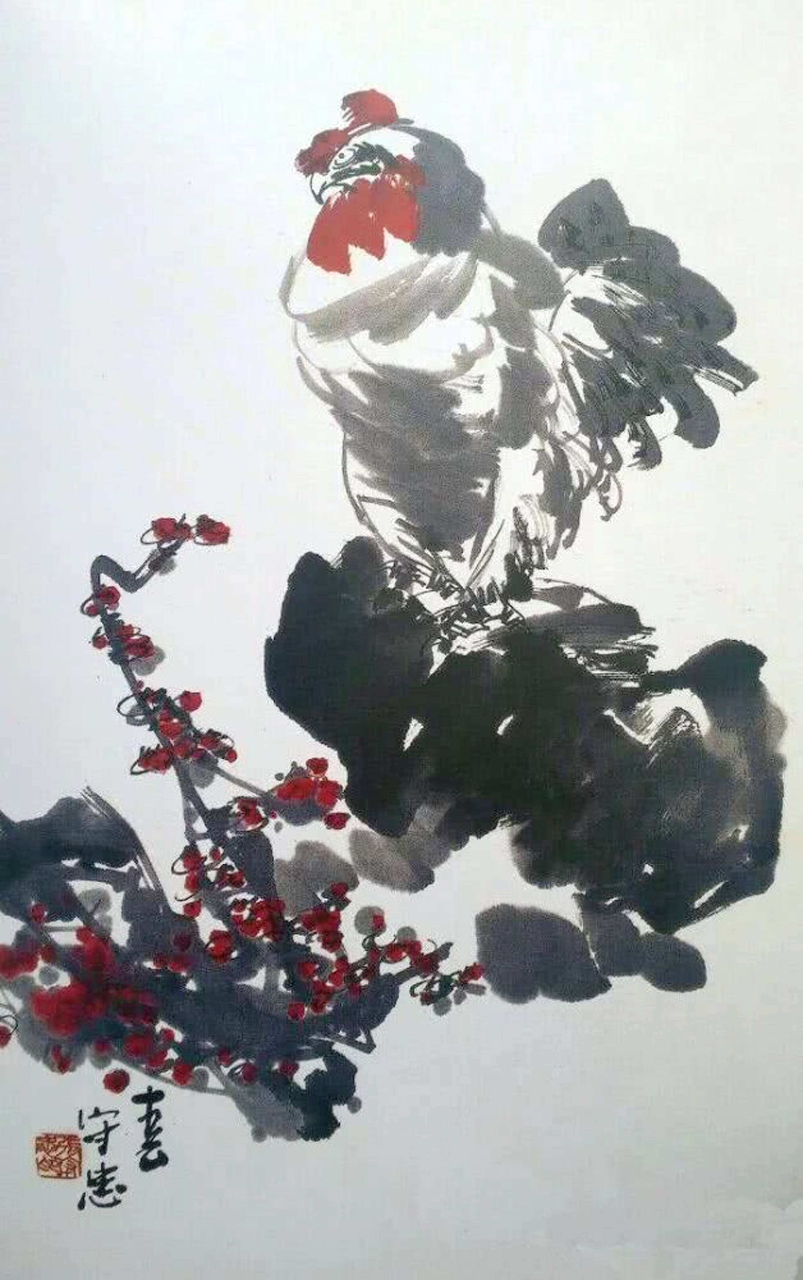 万事大"鸡" | 通渭著名画家张守忠先生作品欣赏__凤凰网