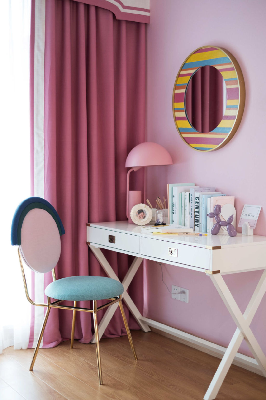 这么甜的马卡龙房间,试问哪个女孩能顶得住