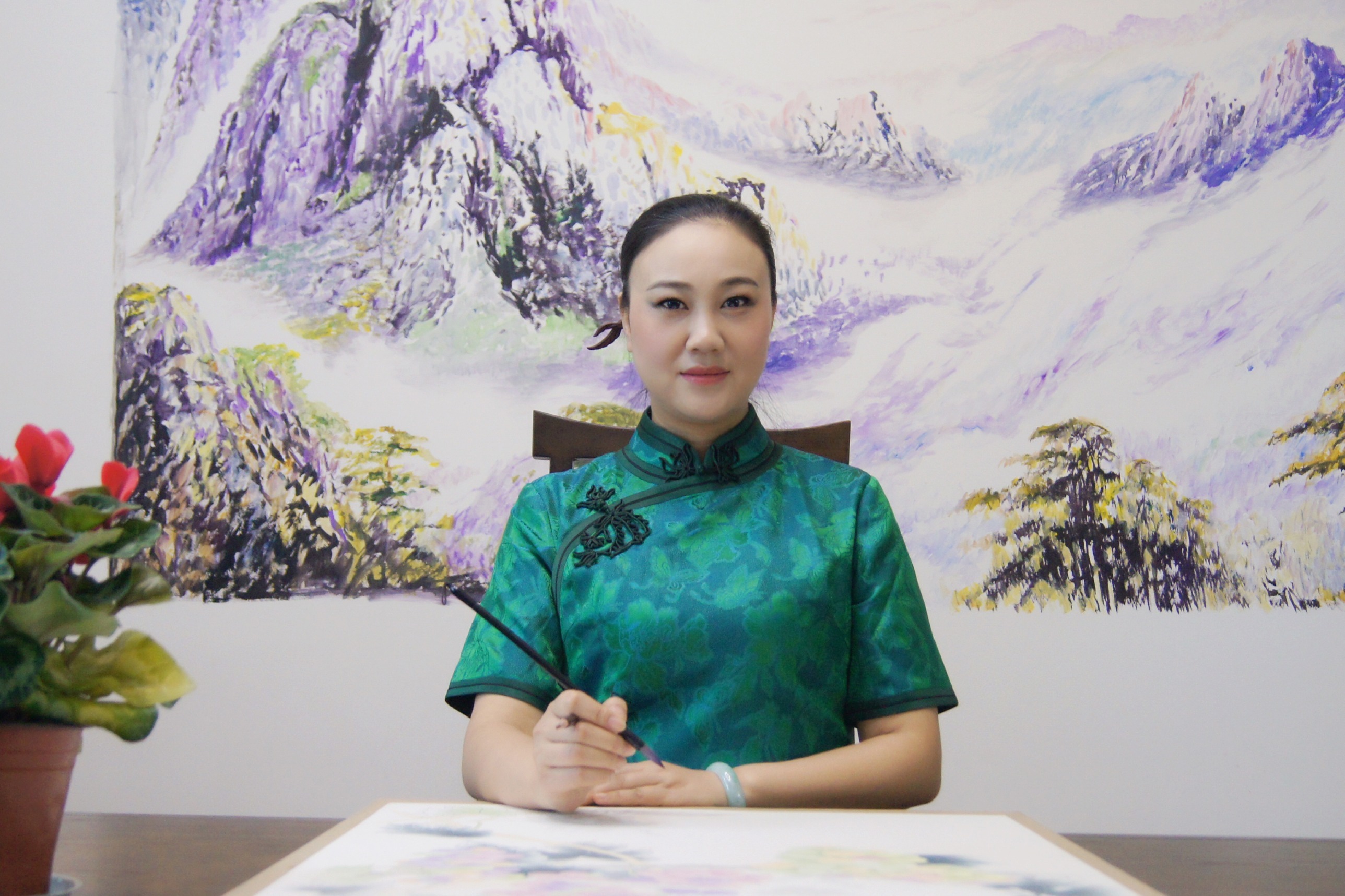 不忘初心|当代书画名家—姚霁月献礼建党100周年专题