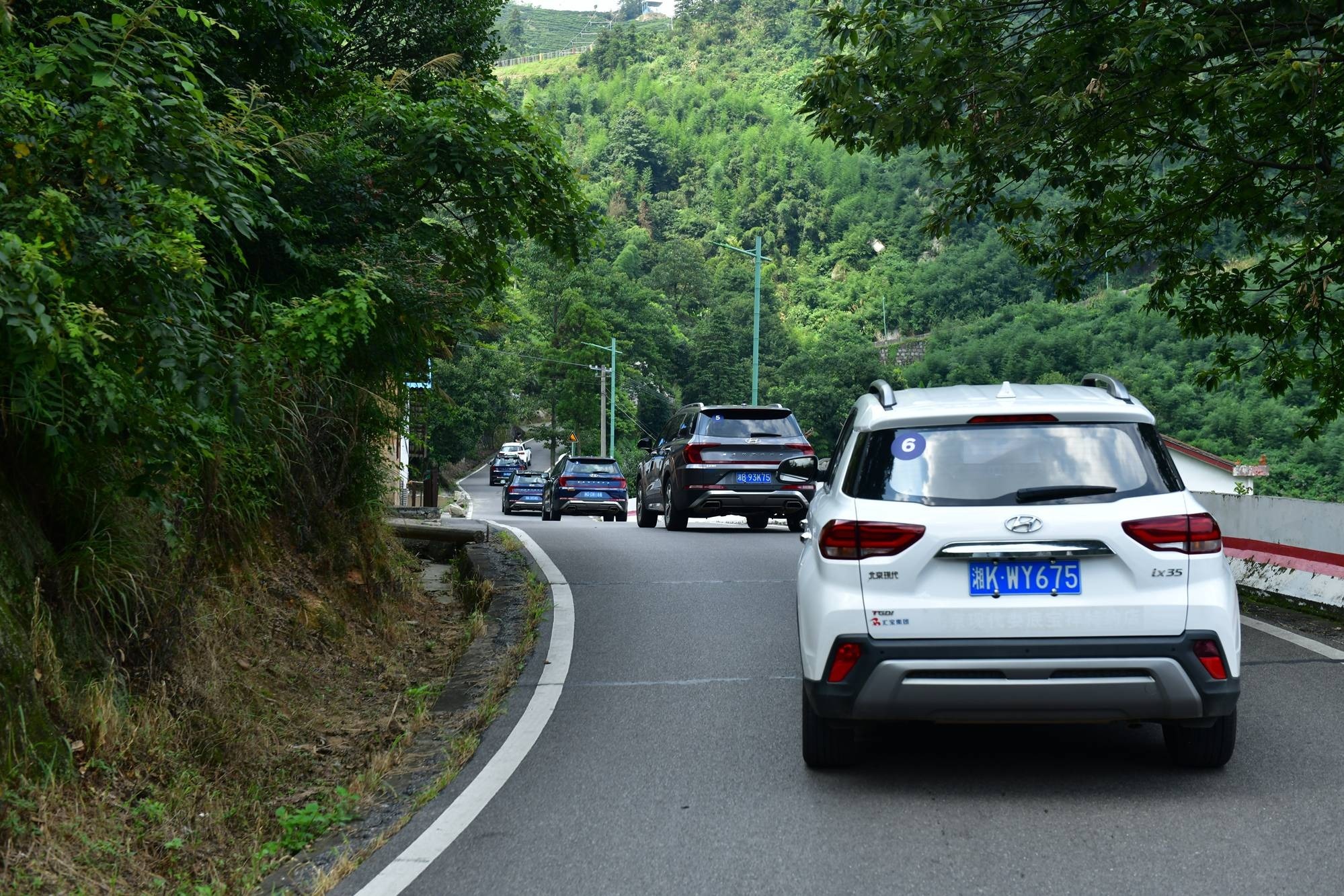 纵行天下 长沙深度试驾北京现代suv家族车型