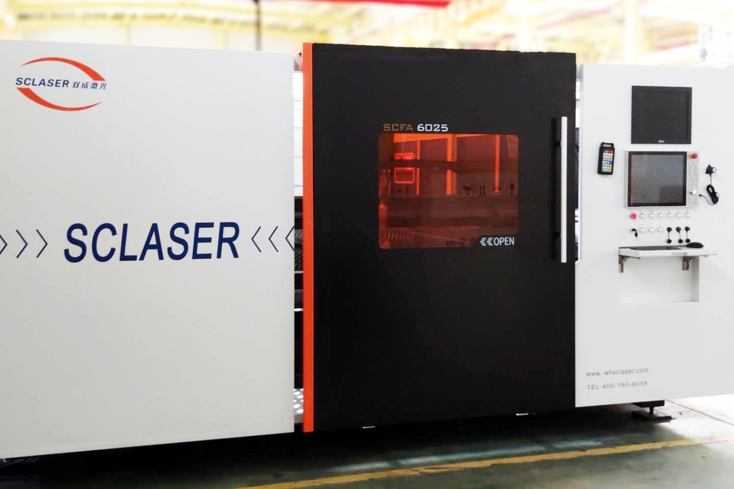 双交换激光切割机机床导轨校正测试