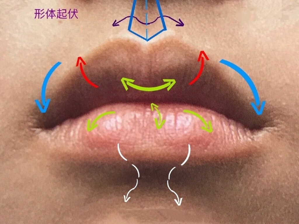 素描精讲之唇部,再也不用愁画不出性感的唇啦__凤凰网