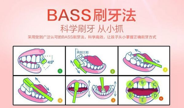 世界标准刷牙姿势-巴氏(bass)刷牙法一,刷牙