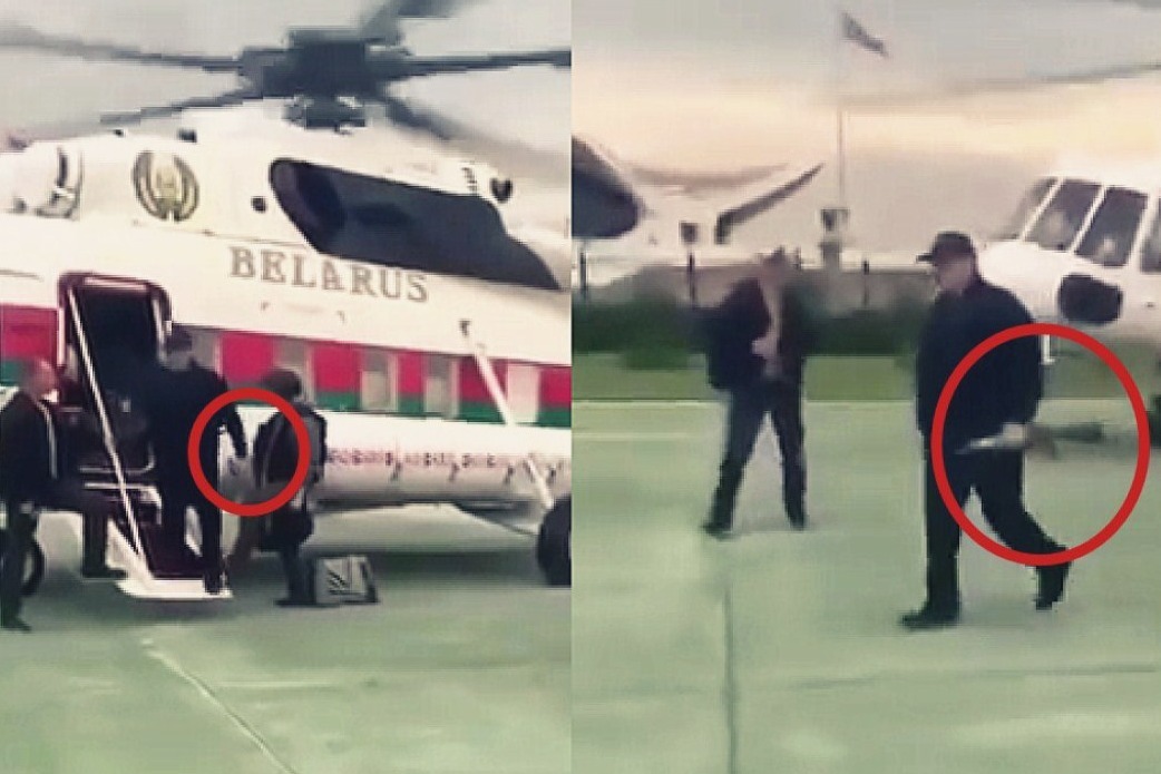 实拍：白俄罗斯爆发大规模抗议 卢卡申科穿防弹衣携步枪下飞机！