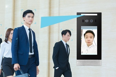 5寸人脸识别考勤门禁一体机产品演示视频