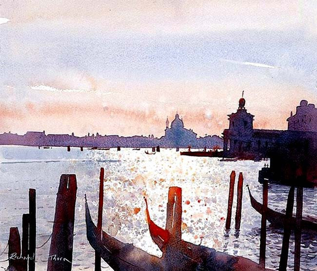 英国画家richardthorn水彩风景画作品欣赏