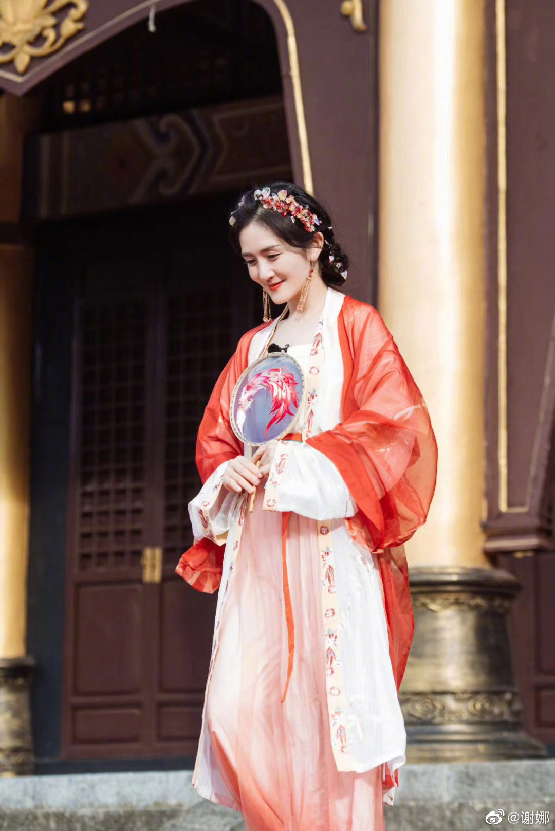 谢娜古装造型惊艳,好一个倾国倾城的绝色美女