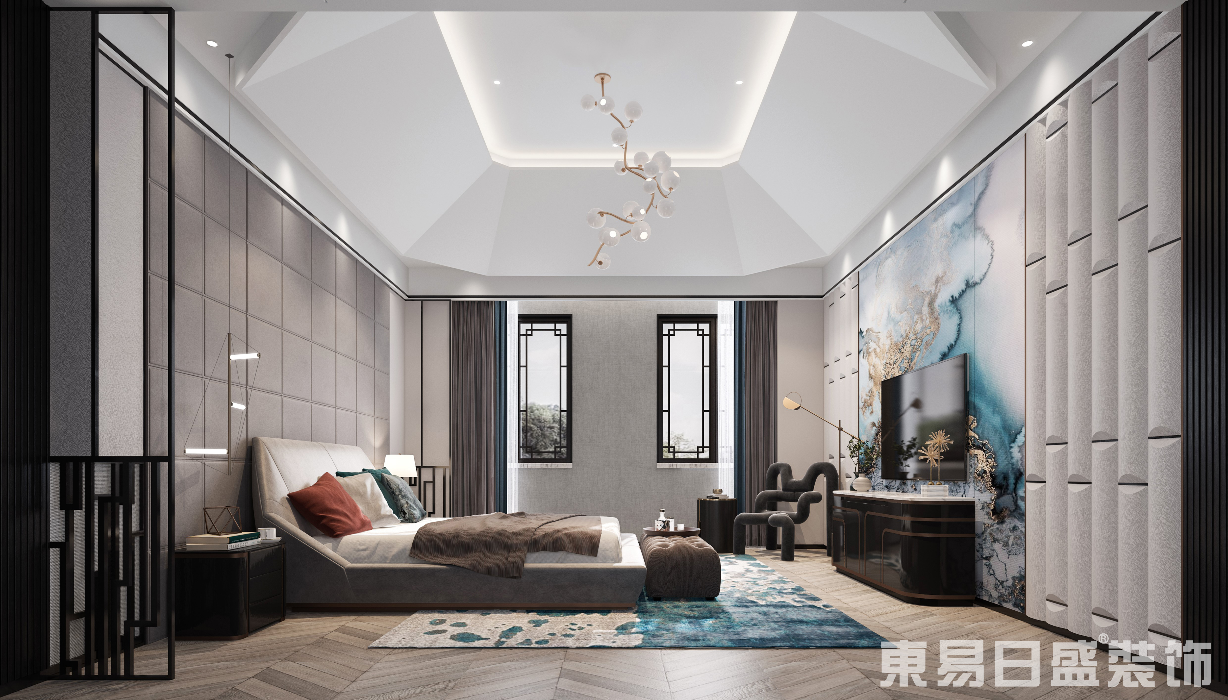 新亚洲风格别墅,融合三代人审美