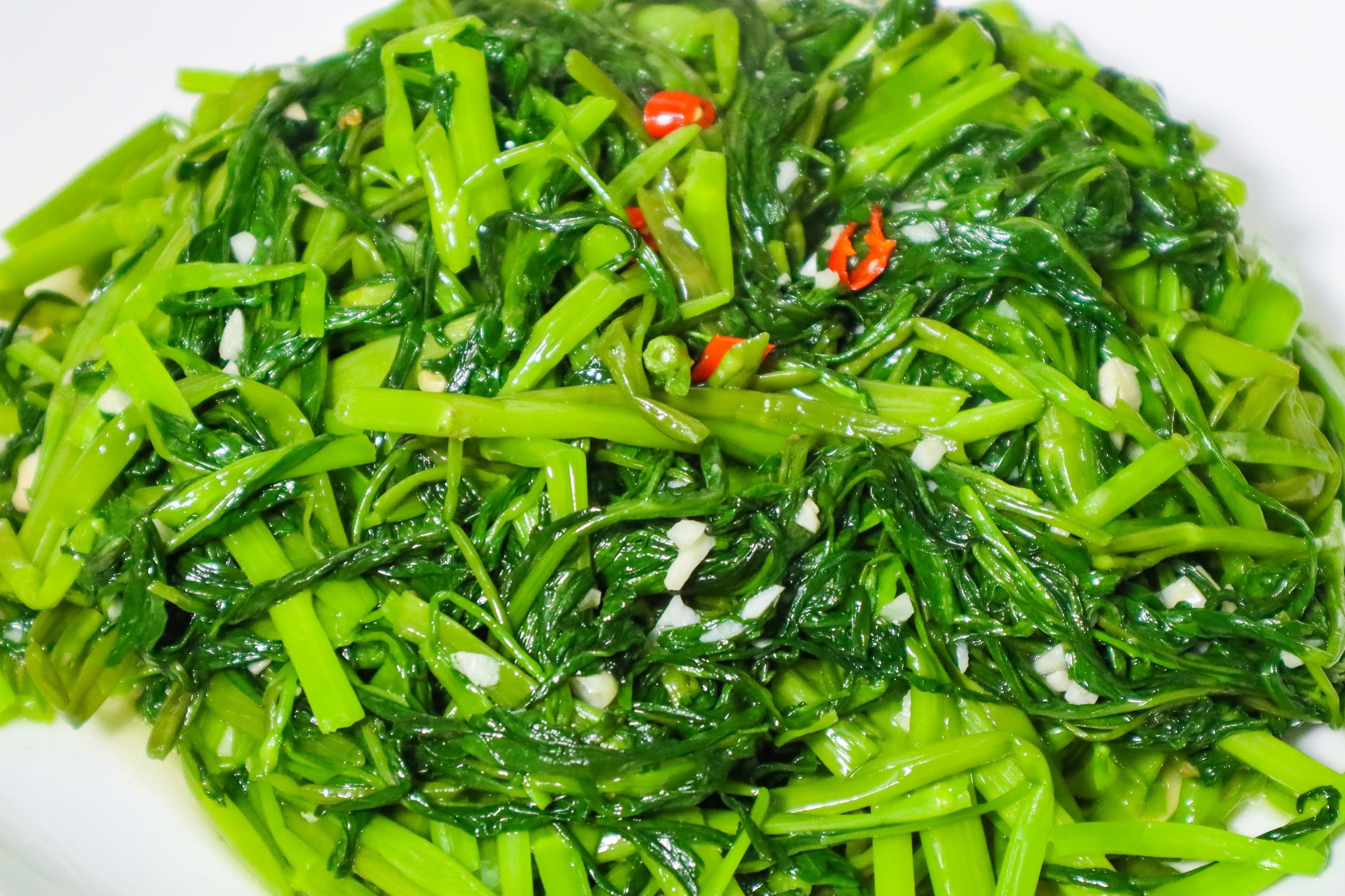 空心菜怎么炒才不会变黄发黑学会这一招翠绿又清爽先收藏了