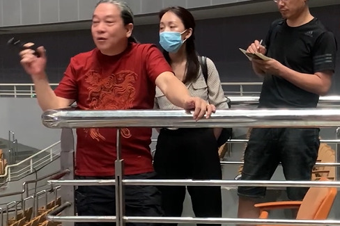 大型交响音乐会黄河入海总导演杨东升现场排兵布阵