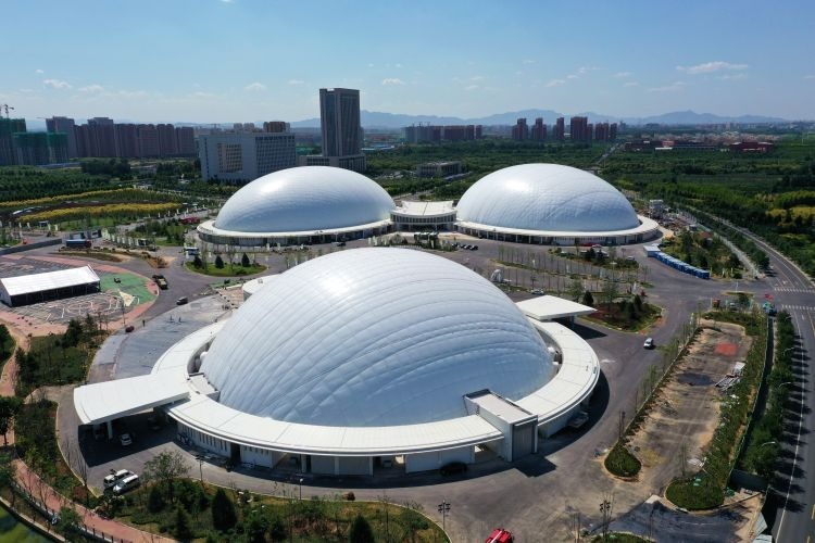 三颗珍珠点亮淄博城市新地标等你来打卡