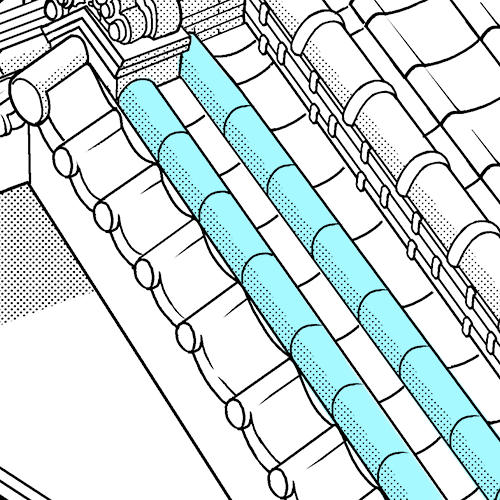砖瓦房屋应该怎么画?职业画师必备场景画法