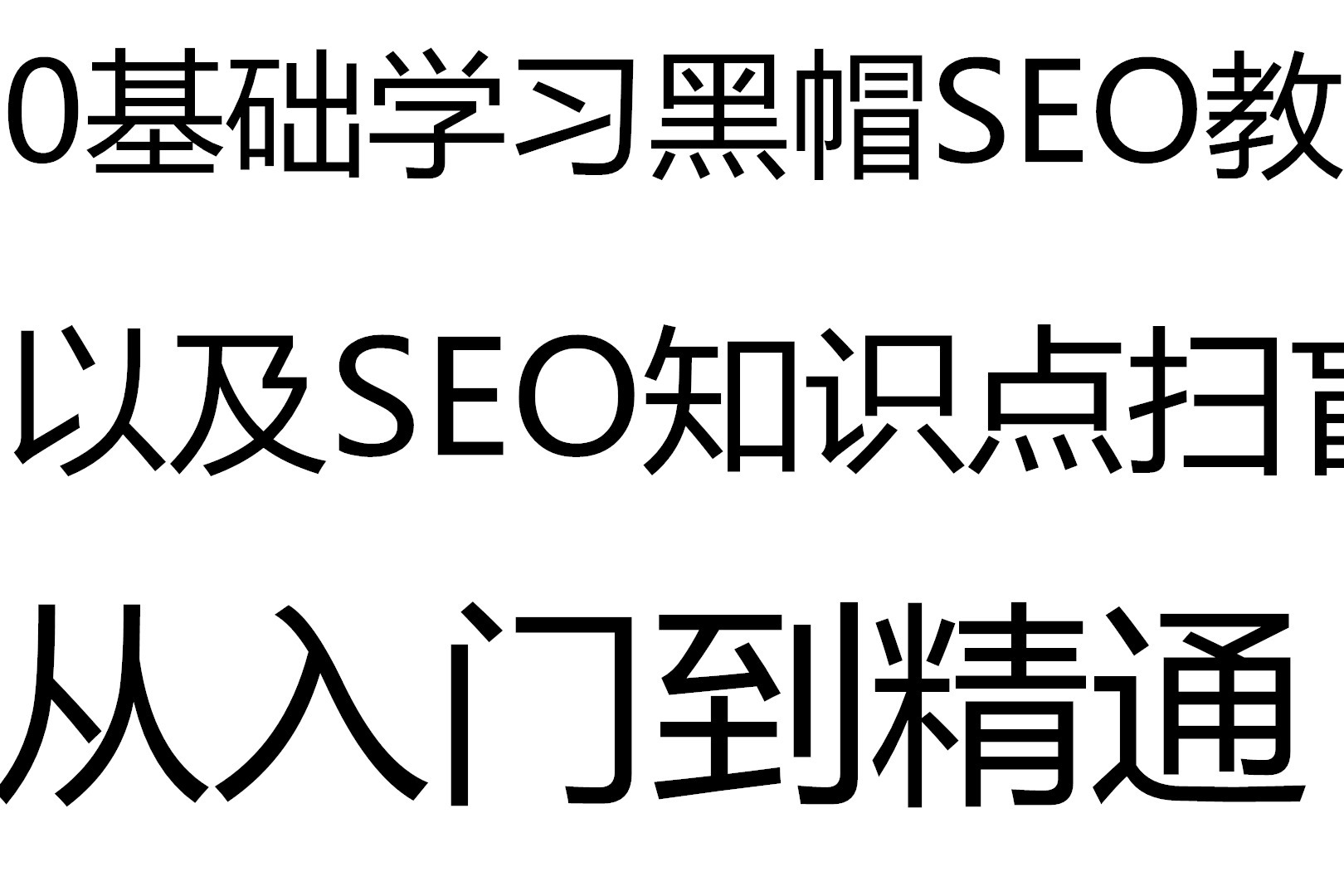 黑帽seo培训(黑帽SEO培训网)