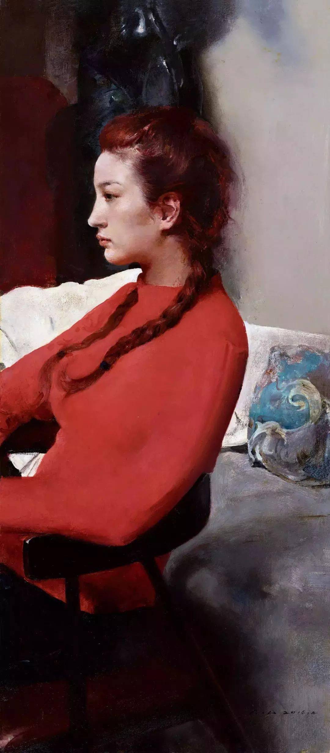 油画家郭润文油画人物作品选集