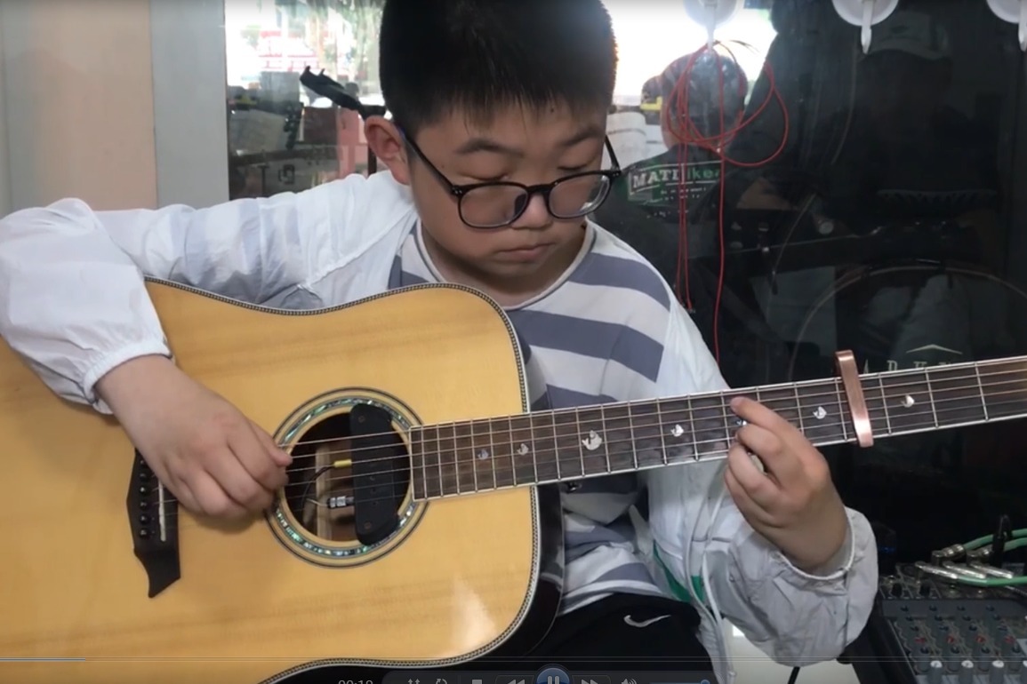 我为parkwood代言李天赐指弹seeyouagin