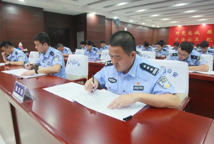 教育整顿南乐试点:集中开展教育整顿执法执勤考试