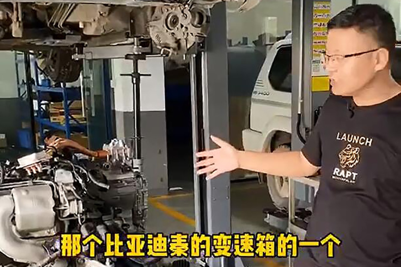 混动比亚迪秦，变速箱异响，比亚迪自动变速箱维修