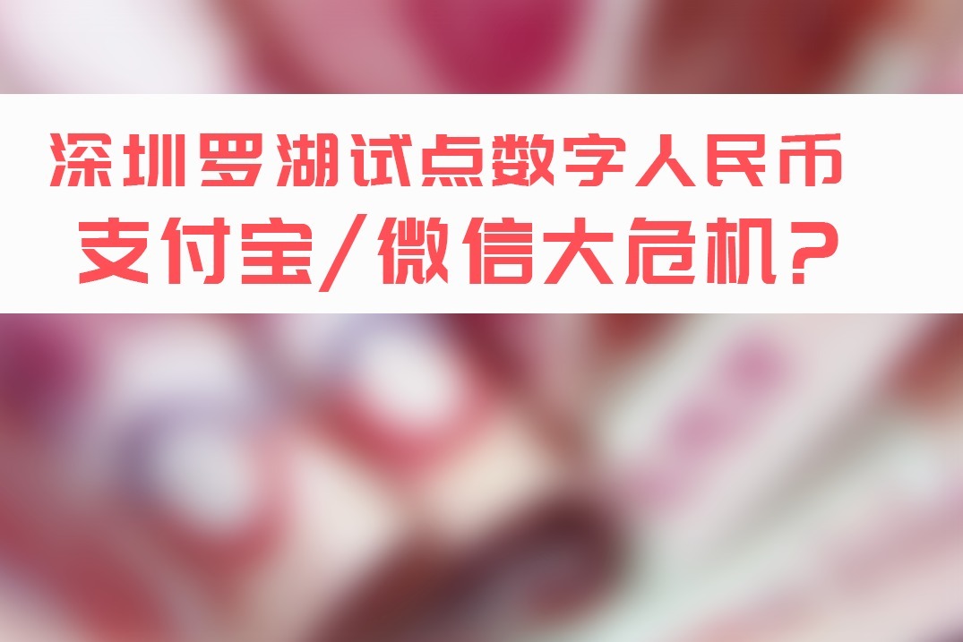 深圳罗湖试点数字人民币，支付宝微信大危机