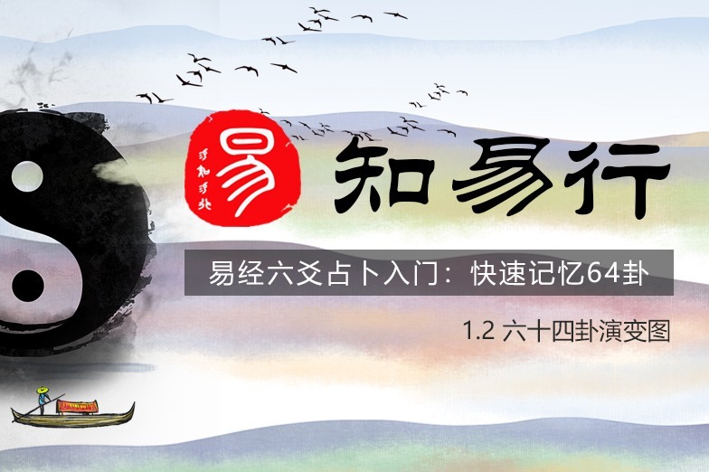 【易知易行】六爻入门：64卦演变图快速记忆64卦