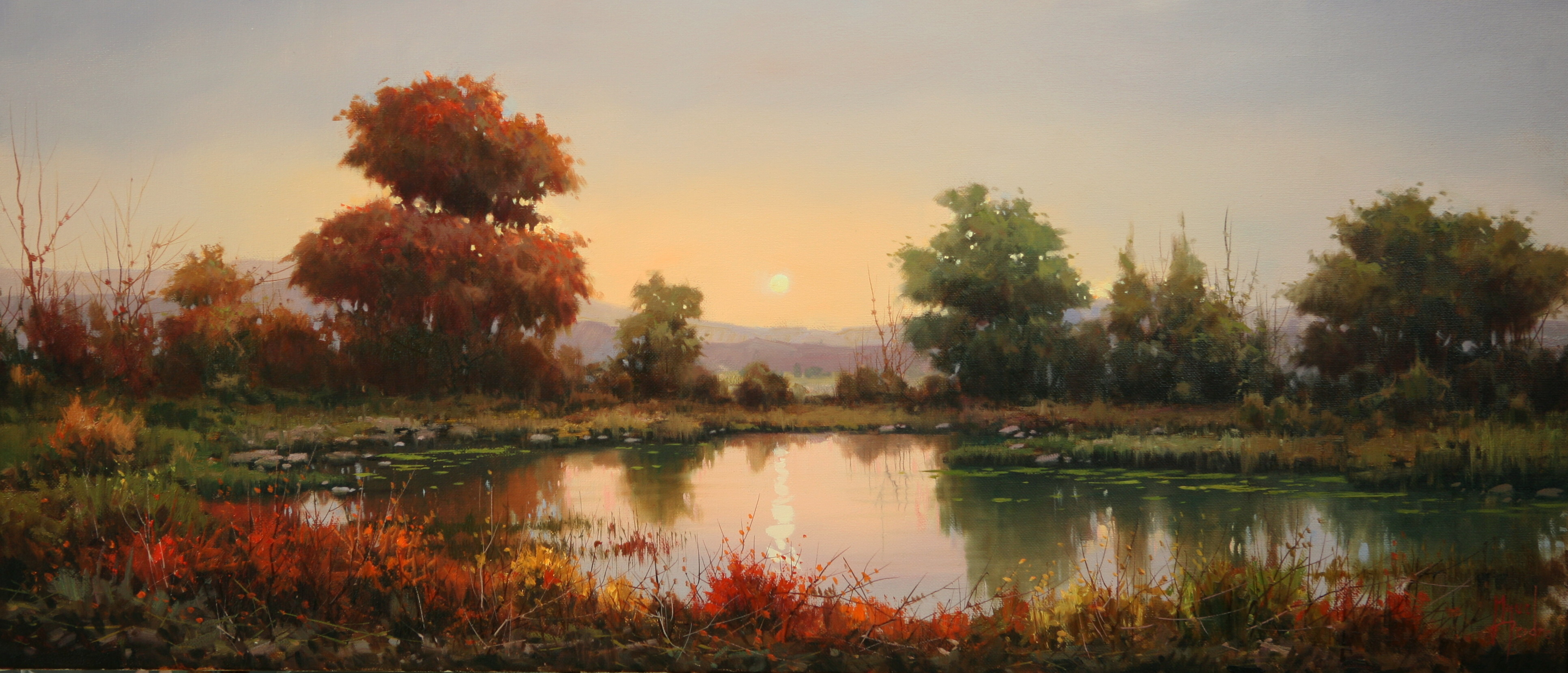 米格尔佩德罗经典题材秋天下的西班牙后花园