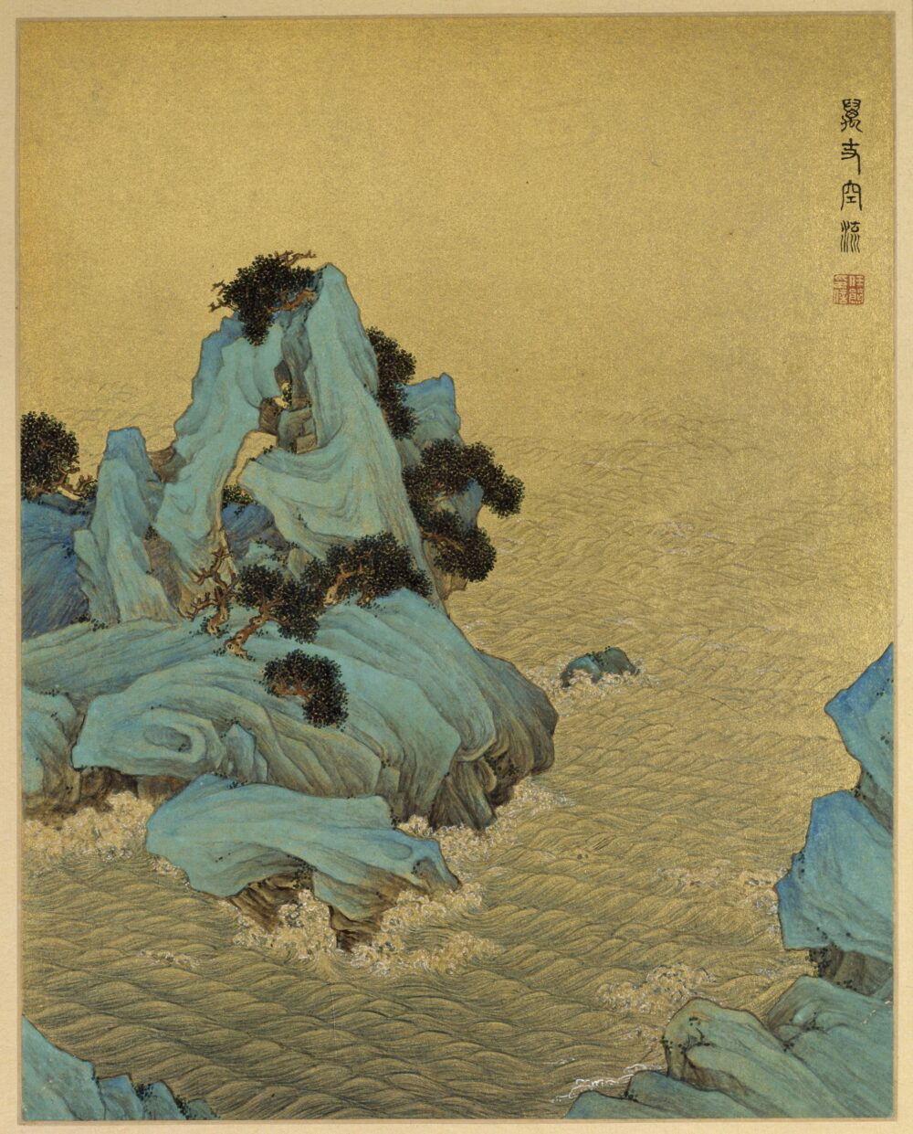 十幅清代小青绿山水画作