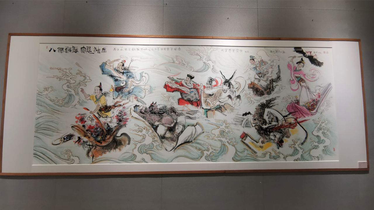 陳略,葉泉,賴永龍中國畫作品展在茂名市博物館隆重開幕__鳳凰網