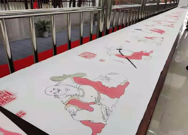 参展作品（图片来源：雪窦山弥勒文化节组委会）