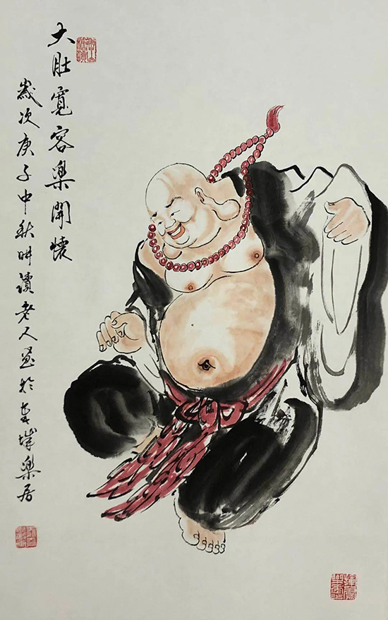 参展作品（图片来源：雪窦山弥勒文化节组委会）