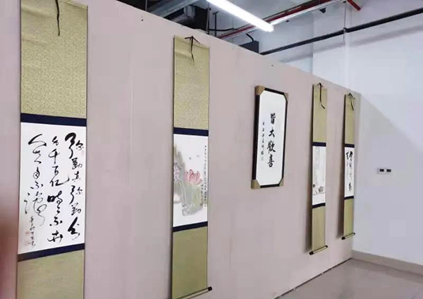 参展作品（图片来源：雪窦山弥勒文化节组委会）