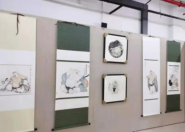参展作品（图片来源：雪窦山弥勒文化节组委会）