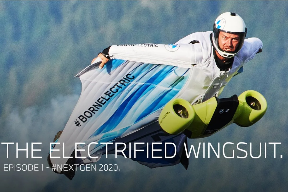 宝马:电动汽车还是太沉闷了,我们来玩电推飞翼装吧~_凤凰网视频_凤凰