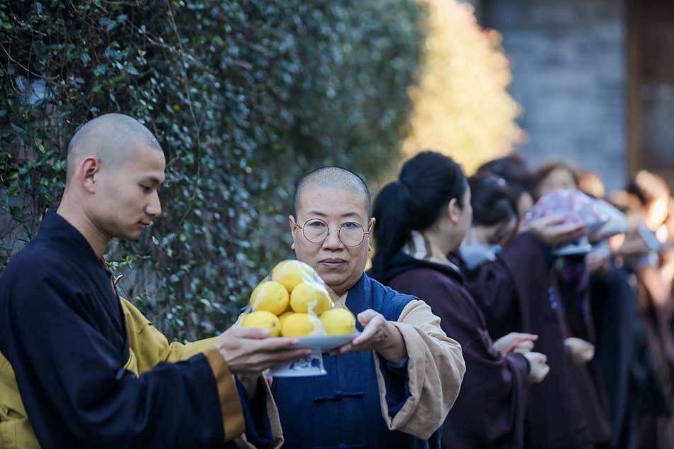 庄严殊胜，实拍雪窦山纪念太虚大师诞辰130年传供大典