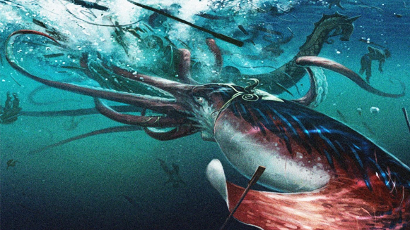 世界第二大无脊椎动物，巨眼生物大王乌贼，体重超过2百公斤_深海