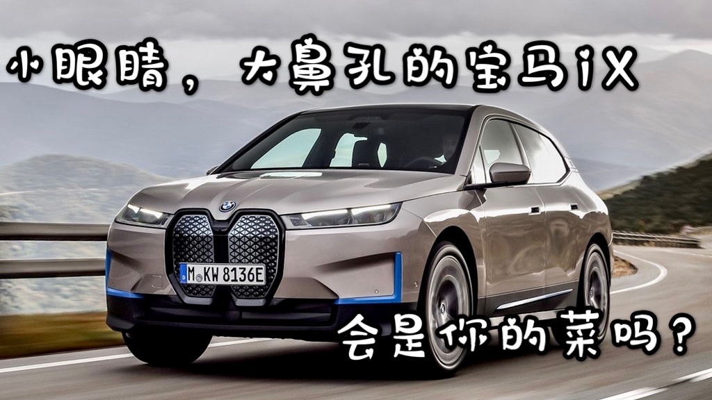 小眼睛大鼻孔的bmwix会是你的菜吗