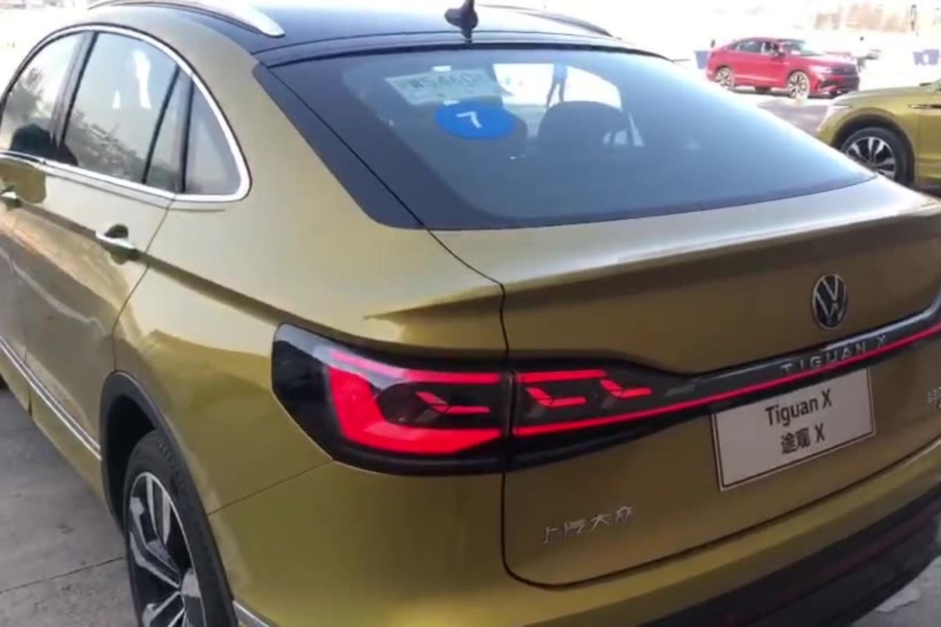 抢鲜看：大众途观 X的车尾设计，更加年轻化
