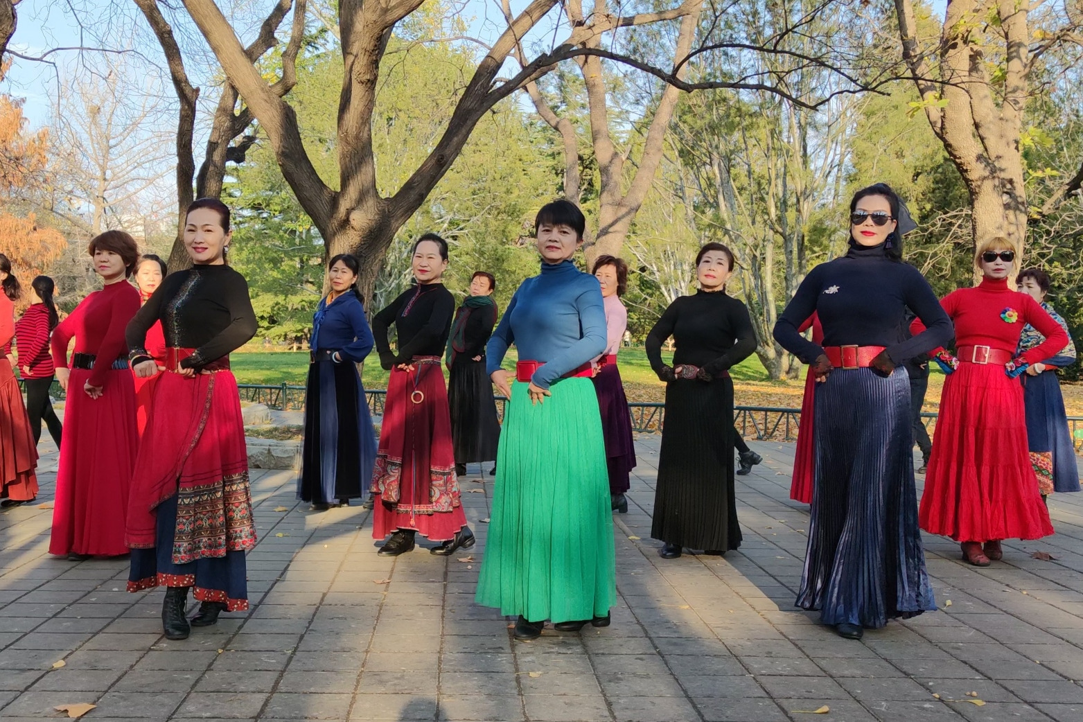 广场舞《草原恋》团队版,歌曲好听,舞步优美好看