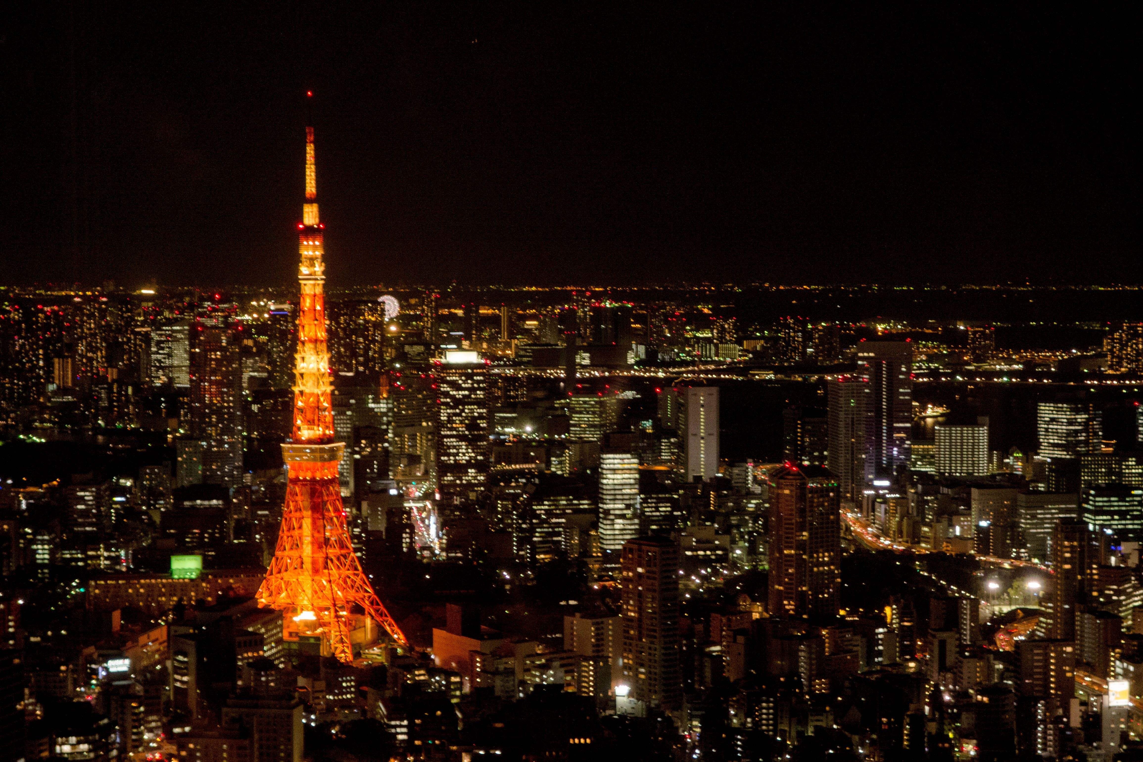 俯看整座东京带你看一下日本首都的繁华