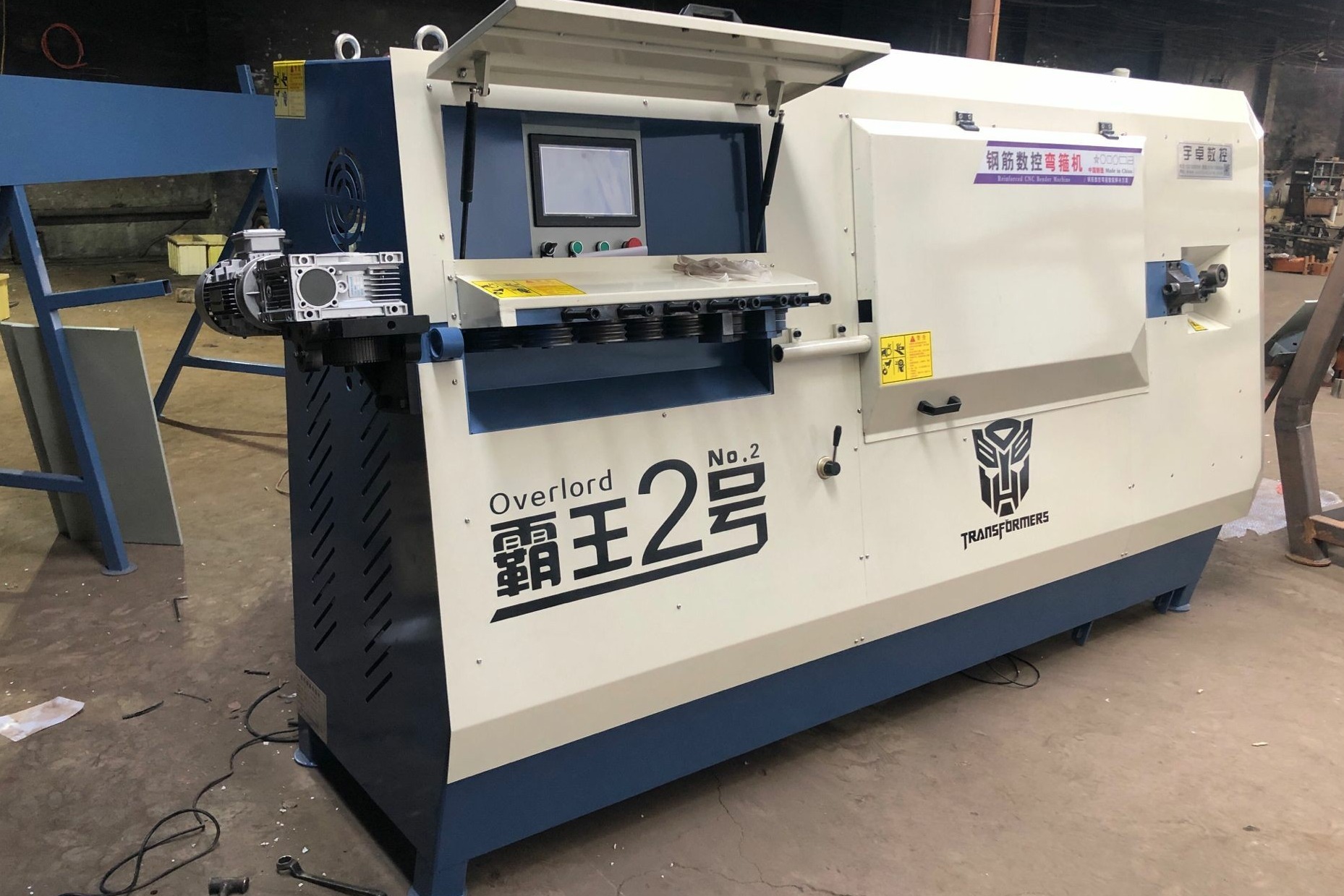 全自动钢筋弯箍机使用视频