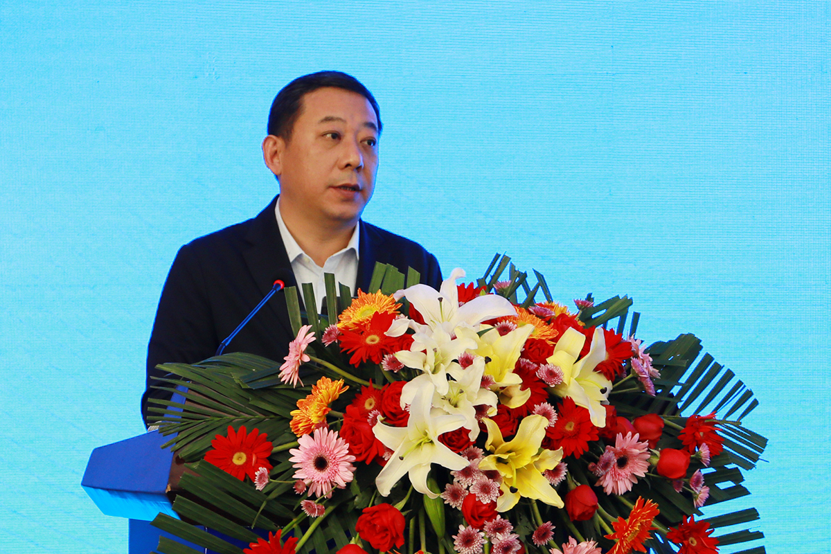 保定市发改委主任谢鹏推介保定市绿色建材产业