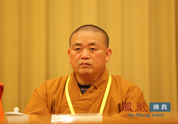 中国佛教协会副会长永信法师(图片来源:凤凰网佛教)
