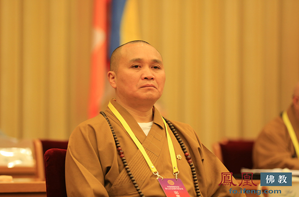 中国佛教协会副会长永寿法师(图片来源:凤凰网佛教)
