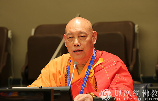 中国佛教协会副会长道慈法师(图片来源:凤凰网佛教 摄影:李保华)