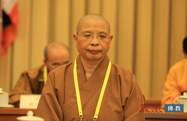 中国佛教协会副会长如瑞法师(图片来源:凤凰网佛教)